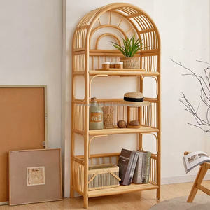 Estantería de ratán ecológica, proveedor de pedidos a granel, almacenamiento multiusos hecho a mano para sala de estar y Hotel personalizable - Product Image 3