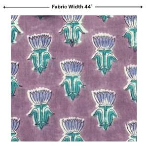 Tissu textile indien haut de gamme en coton pur tissé, imprimé à la main au bloc, non toxique, écologique, pour literie, vaisselle, ameublement et décoration. - Product Image 5