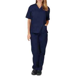 Tenue Médicale / Ensemble Blouse et Pantalon d'Infirmière / Uniforme Hospitalier Respirant et à Séchage Rapide pour Médecins, Tailles Fortes, avec Service OEM - Product Image 2