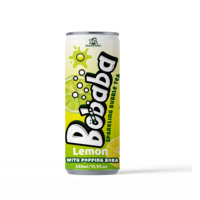 Madam Hong Elma Aromalı Köpüklü Boba İçeceği Özel Etiketli OEM Markalı Patlayan Özel Aromalı İçerikli 320ml Kutu Pembe Oda Tapioka