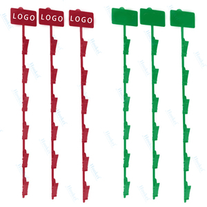 Hanging Strips with <b>Hooks</b> Supermarket <b>Plastic</b> Merchandising Clip Snacks Display Strips Foldable <b>Plastic</b> Strips - Product Image 2
