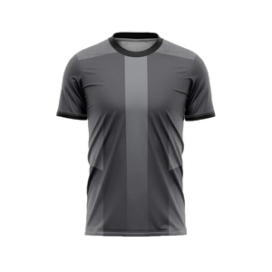 OEM/ODM Men's Eco-Friendly Quick Dry Breathable Summer Soccer Jersey 100% Polyester Lightweight Sublimation Print V-neck Half - Product Image 1