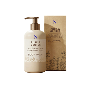 Gel de Ducha Puro y Suave con Glicerina y Aceites Naturales |   Gel de Ducha Humectante Profundo y Limpiador Suave para una Piel Suave y Saludable - Product Image 1