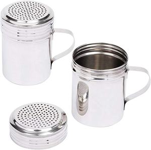 Dredger S/S de haute qualité 10 OZ avec/sans poignée en métal Henry Foodservice - Product Image 1