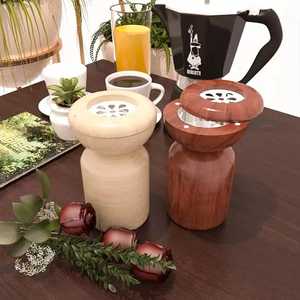 Premium Metal Resin Incense <b>Burner</b> with Sandalwood Base Aromatic Diffuser Speckled White and Brown All-Season Home Decor - Product Image 6