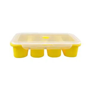 bento caixa recipiente de molho Suppliers-Recipiente bento para alimentos, 4 compartimentos, caixa de armazenamento de almoço, recipiente de silicone para molho