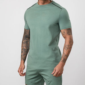 Camiseta de Manga Larga para Hombre, Unisex, con Costuras en Contraste de Color, Tejida en Poliéster/Algodón, Estilo Holgado, para Verano - Product Image 1