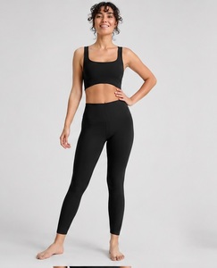 Leggings de Yoga de Cintura Alta con Forma de V para Mujer, Elásticos en 4 Direcciones, Transpirables, de Secado Rápido, de Spandex/Nylon, Largos, para Gimnasio y Entrenamiento - Product Image 1
