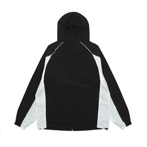Stree twear Manufacturer Custom <b>Men</b> Casual Color block Reflective Nylon waterproof <b>Utility</b> Windbreaker <b>Jacket</b> - Product Image 5