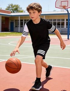 Wholesale Summer Suit Men Shirt and Shorts Set Casual Fashion Two Piece Outfit Lightweight Breathable Supplier - Product Image 4