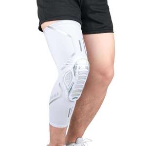 Genouillère de compression longue antidérapante personnalisée pour le basketball et le football, avec rembourrage en silicone pour la protection des articulations et l'évitement des collisions - Product Image 6