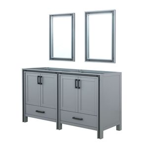 Grigio scuro 60 pollici. L X 22 Pollici Mobile bagno doppio con lavabo da 22 pollici Specchiere per Bagno - Product Image 4