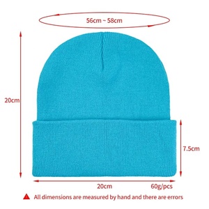 2024 Chapeaux d'hiver en tricot acrylique avec logo personnalisé Bonnet avec patch bonnets casquettes snapback casquettes pour hommes chapeau d'hiver - Product Image 4