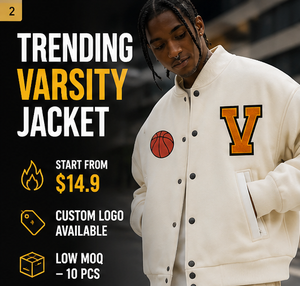 Chaquetas Varsity de Lana de Moda, Chaquetas Varsity de Forro Polar con Letras Bordadas para Hombre, Estilo Moderno y Personalizado para Escuela Secundaria, Ideales para Otoño - Product Image 2