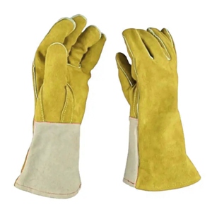 Gants de sécurité en cuir de vachette renforcé pour le hockey, le soudage, l'industrie, la lutte contre les incendies, le barbecue avec protection de la paume - Product Image 4