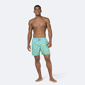 Collection Premium – Short de bain imprimé pour homme, coupe décontractée, taille élastique, tissu léger, couleurs personnalisables - Product Image 2