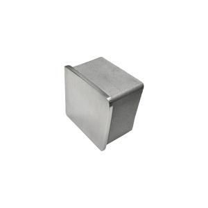 Tapa de extremo cuadrada de aluminio OEM ODM para herrajes de barandilla, modelo de fundición para accesorios de tubería - Product Image 1