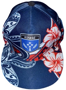 LOW MOQ Custom Polynesian Tribe Design Snapback Cap ponpei Chuuk micronesian hawain designs cap. - Product Image 4