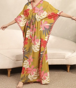 2026 Trendy Beautiful Dubai <b>Kaftan</b> Women Handmade Beaded Elegant Traditional Islamic Clothing Party Accessory Designed Muslim - Product Image 1
