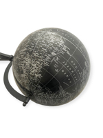 Globe terrestre en métal GL29 de 12 pouces avec design Art Déco et fonction rotative pour exposition éducative et décoration intérieure moderne