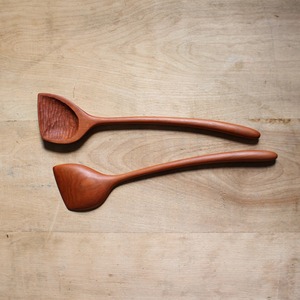 Natural Finish Wooden Salad <b>Servers</b> – Elegant Spoon & Fork for Refined Table Styling - Product Image 5