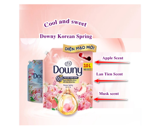 Downy Korean Spring 2,5L x 4 sachets - Product Image 3