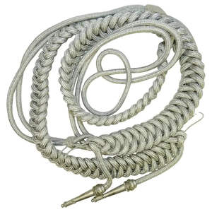 Aiguilletes al por mayor OEM con punta de alambre roja, cordón de hombro personalizado para uniforme, accesorios de cordones de alta calidad para vestir. - Product Image 2