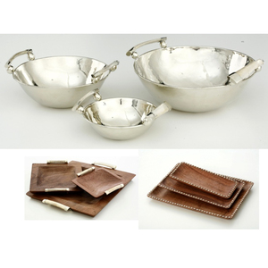 Unique <b>Fancy</b> Designer Silver Shiny Polished High Standard Quality Metal Made Luxury <b>Chocolates</b> Serving Bowls Table Centerpiece - Product Image 6