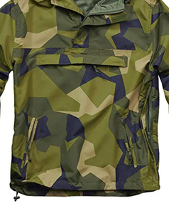 Men's <b>Camouflage</b> Windbreaker Jacket Quarter-Zip Hooded Windproof Polyester Outdoor Wear Regular Fit Autumn Style - Product Image 5