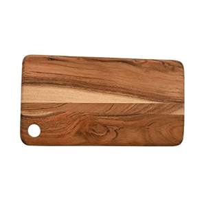 Elegante Tabla de Cortar de Madera de Teca, Tabla de Cortar Rústica de Madera para Cocina, Tabla de Preparación de Frutas y Verduras en el Mercado de Exportación - Product Image 4