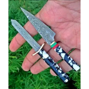 Cuchillo de Chef Personalizado Hecho a Mano Burraq DIY OEM, Juego de Cuchillos de Acero Inoxidable con Mango Miniatura Hermoso, Regalo Hecho en Pakistán, 1 Hoja - Product Image 6