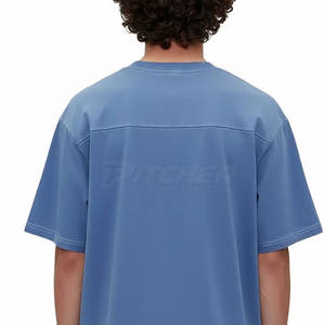 เสื้อยืดโอเวอร์ไซส์ผู้ชายสไตล์ใหม่ทรงหลวมแฟชั่นทันสมัยสวมใส่สบายน้ำหนักเบาเหมาะสำหรับใส่ทุกวัน - Product Image 6