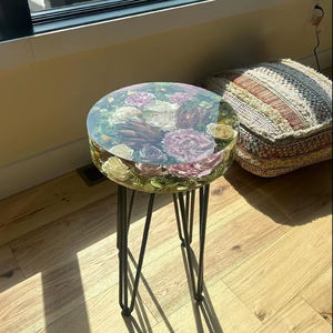 Bouquet de Mariée Personnalisé de Luxe Écologique en Résine Peinte à la Main pour Préservation Florale sur Table - Product Image 1