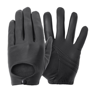 Guantes de Conducción de Cuero Premium para Hombre y Mujer, Color Negro Personalizado, Resistentes al Viento, Guantes de Vestir Cálidos para Invierno, Fabricante Mayorista - Product Image 1