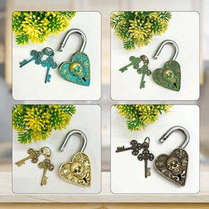 Anti-drill Durable Security Padlocks Skull Design Stainless Steel Padlock Custom Modern Pad <b>Lock</b> for Residential Building - Product Image 3