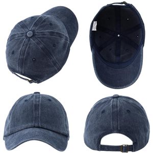 Lot de 3 casquettes de baseball vintage en coton délavé, ajustables et non structurées, pour hommes et femmes, vente en gros OEM - Product Image 6