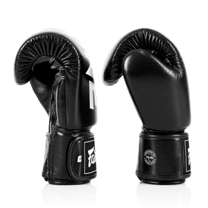 Nuevo Diseño de Última Generación, Guantes de Competición Fairtex, Modelo Original, de Cuero, para Golpear, Muay Thai, Sparring, con Correa, Color Azul, OEM - Product Image 3