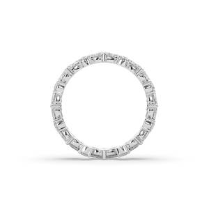 Anillo de Diamantes Cultivados en Laboratorio de 2.16Ct, Oro Sólido de 14K/10K, Corte Pera y Redondo Brillante, Estilo Único, Joyería Fina para Mujer, Banda de Eternidad Personalizada - Product Image 6