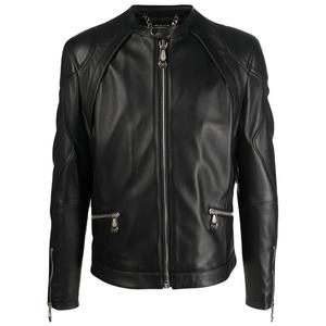 Chaqueta de Invierno Original de Piel de Oveja para Hombre, Cuello Alto, Logotipo Frontal, Impermeable, Resistente al Viento, OEM, Alta Calidad, Personalizable y Elegante - Product Image 1