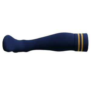 Wholesale Gold Stripe Football Socks Custom Logo <b>Knee</b> <b>High</b> Team Uniform Quick Dry Men's Athletic Socks MADE BY BS - Product Image 2