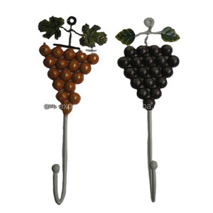 Metal Grapes Wall <b>Hook</b> Stylish Design for Home Decor and Organization - Product Image 1
