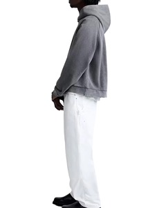 Ventes en gros de sweats à capuche d'hiver personnalisés de haute qualité pour hommes, marque privée, sweat-shirt long unisexe, logo personnalisé, 100% coton molletonné - Product Image 5