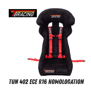 เข็มขัดนิรภัย TBRACING TUN402 ขนาด 2 นิ้ว แบบ 4 จุด พร้อมตัวล็อคแบบกดสำหรับยานยนต์ ได้รับการรับรองมาตรฐาน ECE R16 รับทำโลโก้ตามสั่ง ผู้จัดจำหน่าย OEM - Product Image 1