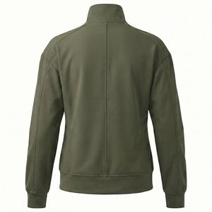 Athletic Style Full Zip Scrub <b>Jacket</b> Healthcare <b>Workers</b> Ribbed Cuffs Functional Medical Uniform Performance Wear Scrub <b>Jackets</b> - Product Image 3