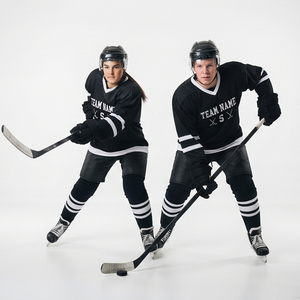 Custom Ice Field Hockey Uniform Team <b>Jersey</b> and <b>Shorts</b> Set Wholesale Ice Field Hockey Uniforms Custom Team Apparel - Product Image 5