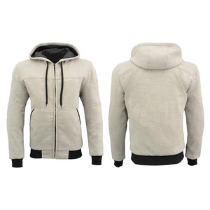 High Quality Lightweight for Kevlar Pullover Fleece Hoodie for Men Custom Logo Printed 100% Cotton Casual Blank Hoodie - Product Image 2