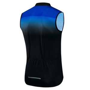 Maillot de cyclisme personnalisable à manches courtes pour homme, respirant, coupe-vent, séchage rapide, en Spandex/Polyester, imprimé numériquement pour le VTT - Product Image 2