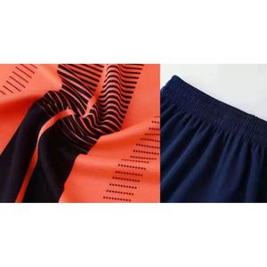 OEM Custom Printed Football Team Uniform High Performance Soccer Jersey Shorts Set Lightweight Breathable UV Protection - Product Image 2