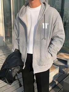 เสื้อฮู้ดซิปผู้ชาย - เสื้อพูลโอเวอร์ลำลองทันสมัยมีฮู้ด - เสื้อฮู้ดซิปแบบสปอร์ต - เสื้อผ้าสตรีทแฟชั่น - เสื้อฮู้ดสำหรับเล่นกีฬา - Product Image 2