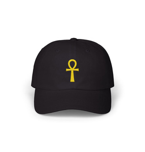 Gorra de Béisbol Personalizada del Antiguo Egipto con Bordado de Ankh, de Algodón Premium, Ajustable, Unisex, Varios Colores - Product Image 1